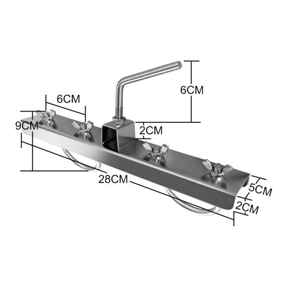 ΑΝΟΞΕΙΔΩΤΟΣ ΣΦΙΓΚΤΗΡΑΣ ΠΟΔΙΩΝ  (LEG BRACKET)