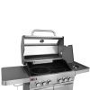 BBQ ΥΓΡΑΕΡΙΟΥ GS GRILL VIEW 4+1+1 ΙΝΟΧ - 18kW - Image 2