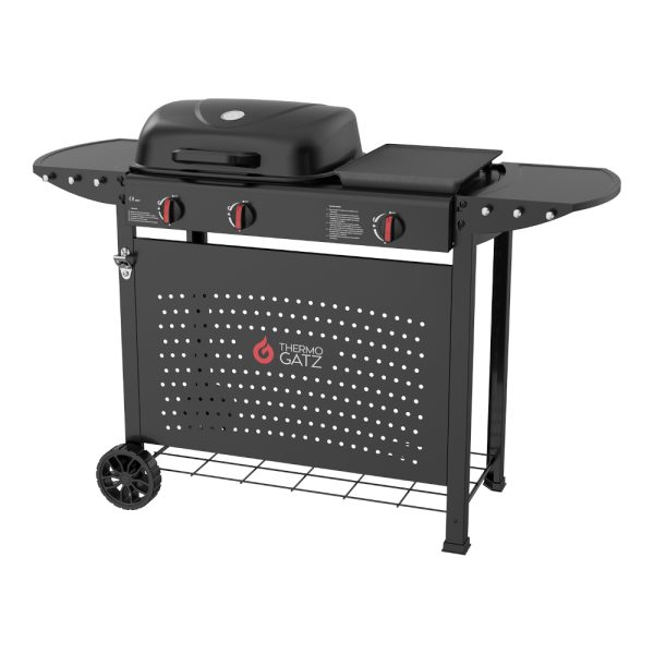BBQ ΥΓΡΑΕΡΙΟΥ GS GRILL 2 + PLANCHA 8kW - Image 2