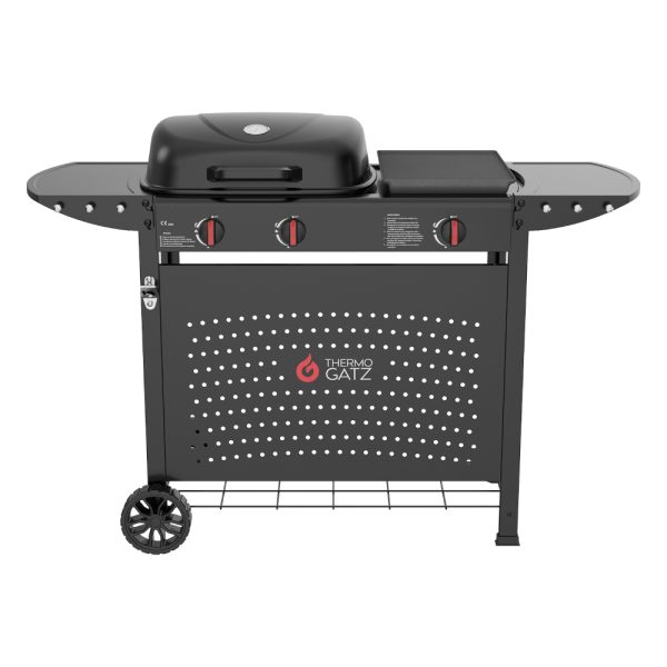BBQ ΥΓΡΑΕΡΙΟΥ GS GRILL 2 + PLANCHA 8kW - Image 3