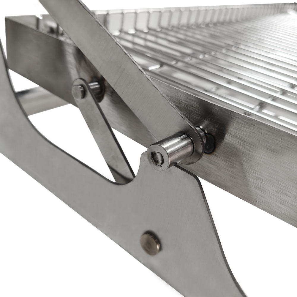 ΑΝΟΞΕΙΔΩΤΗ ΠΕΡΙΣΤΡΕΦΟΜΕΝΗ ΣΧΑΡΑ BBQ FLIP 75X45 EK - Image 3