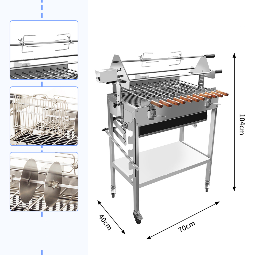 ΑΝΟΞΕΙΔΩΤΗ ΨΗΣΤΑΡΙΑ ΚΥΠΡΙΑΚΟΥ ΤΥΠΟΥ ΡΥΘΜΙΖΟΜΕΝΗ 70Χ40 ΒΑΛΜΑΣ - Image 2