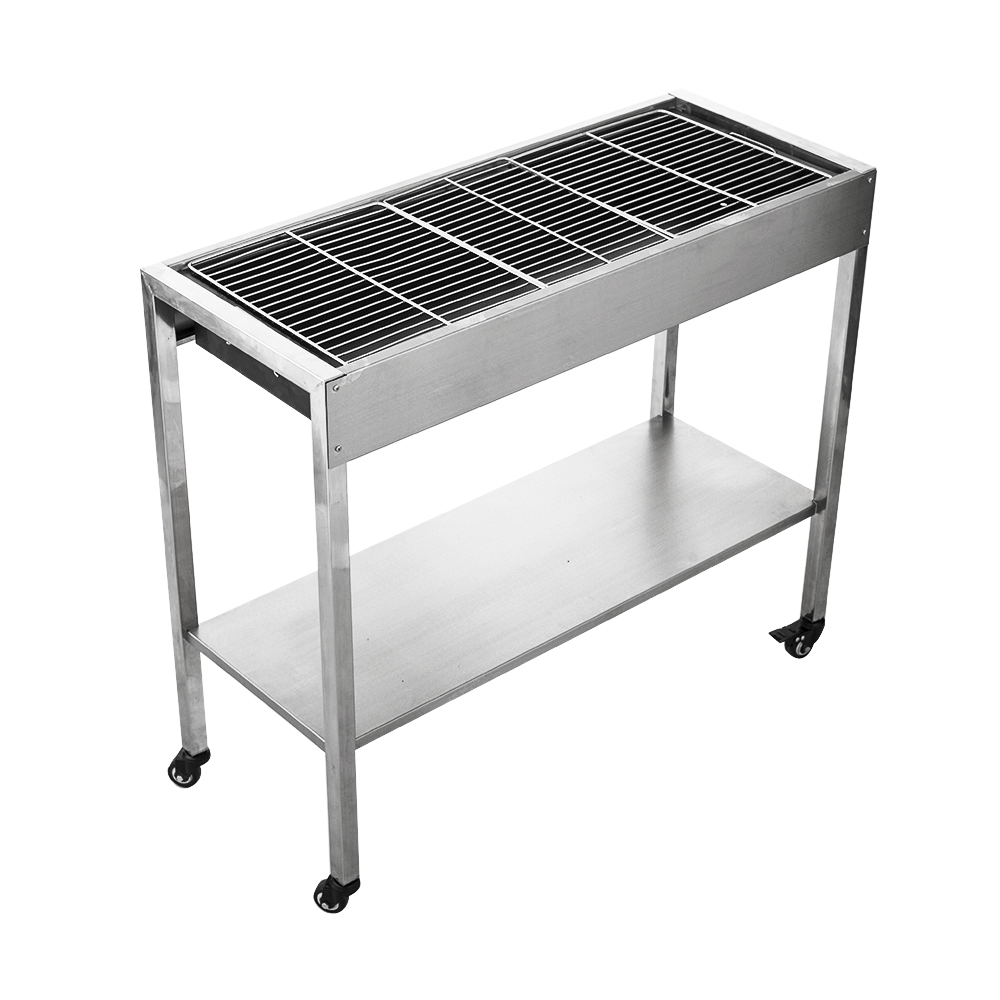 ΑΝΟΞΕΙΔΩΤΗ ΨΗΣΤΑΡΙΑ - ΣΧΑΡΑ 100Χ40 ΤΡΟΧΗΛΑΤΗ