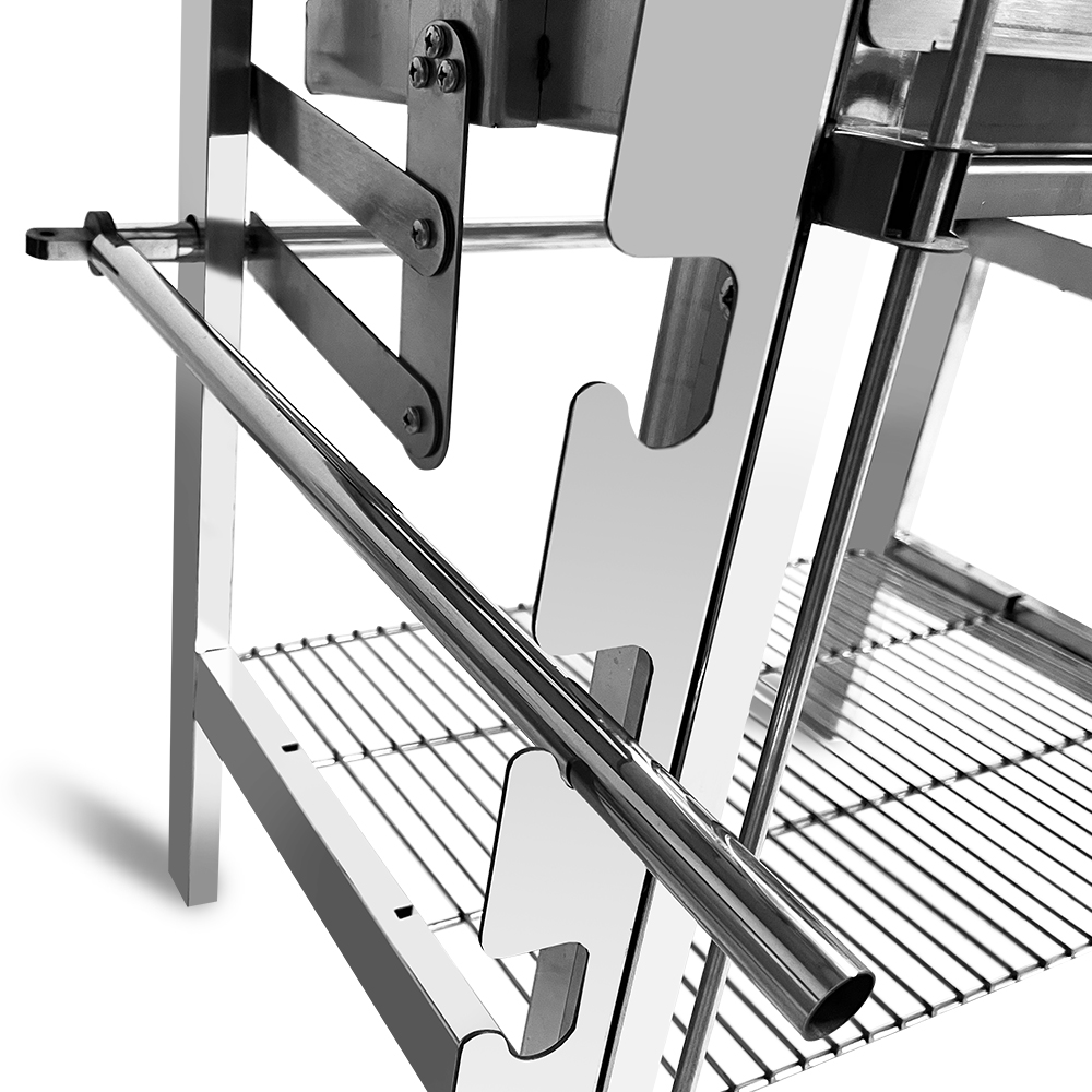 ΑΝΟΞΕΙΔΩΤΗ ΠΕΡΙΣΤΡΕΦΟΜΕΝΗ ΨΗΣΤΑΡΙΑ ΜΕ ΠΕΝΤΑΛ ΠΟΔΙΟΥ - Image 3